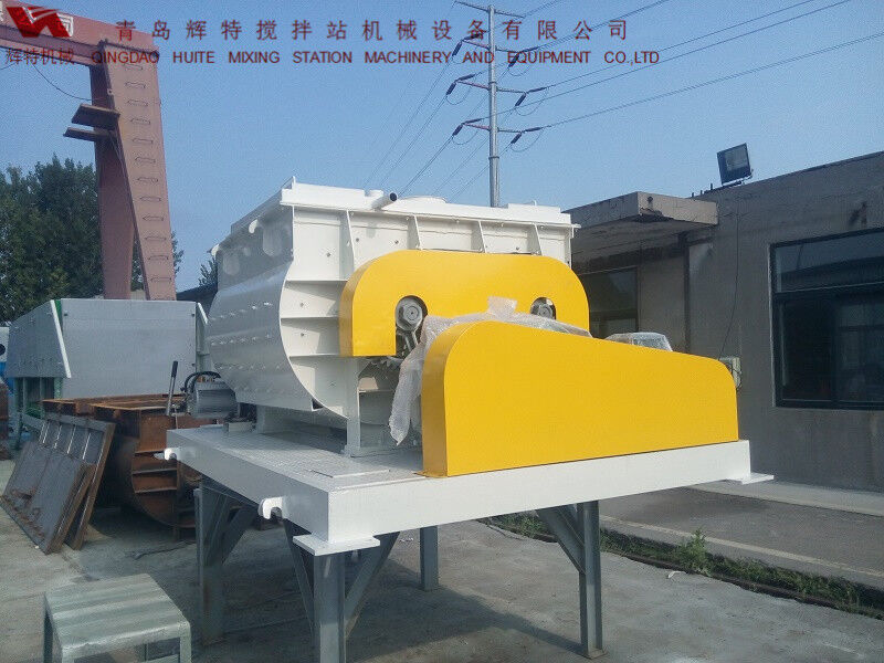 JS750攪拌臂采用偏心式設(shè)計，延長使用壽命，青島輝特機(jī)械