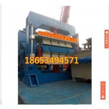 防火珍珠巖外墻保溫板設備四柱立式珍珠巖壓板機高清視頻