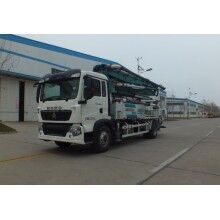 河南許昌森源33米泵車 豪沃底盤(pán)33米泵車價(jià)格